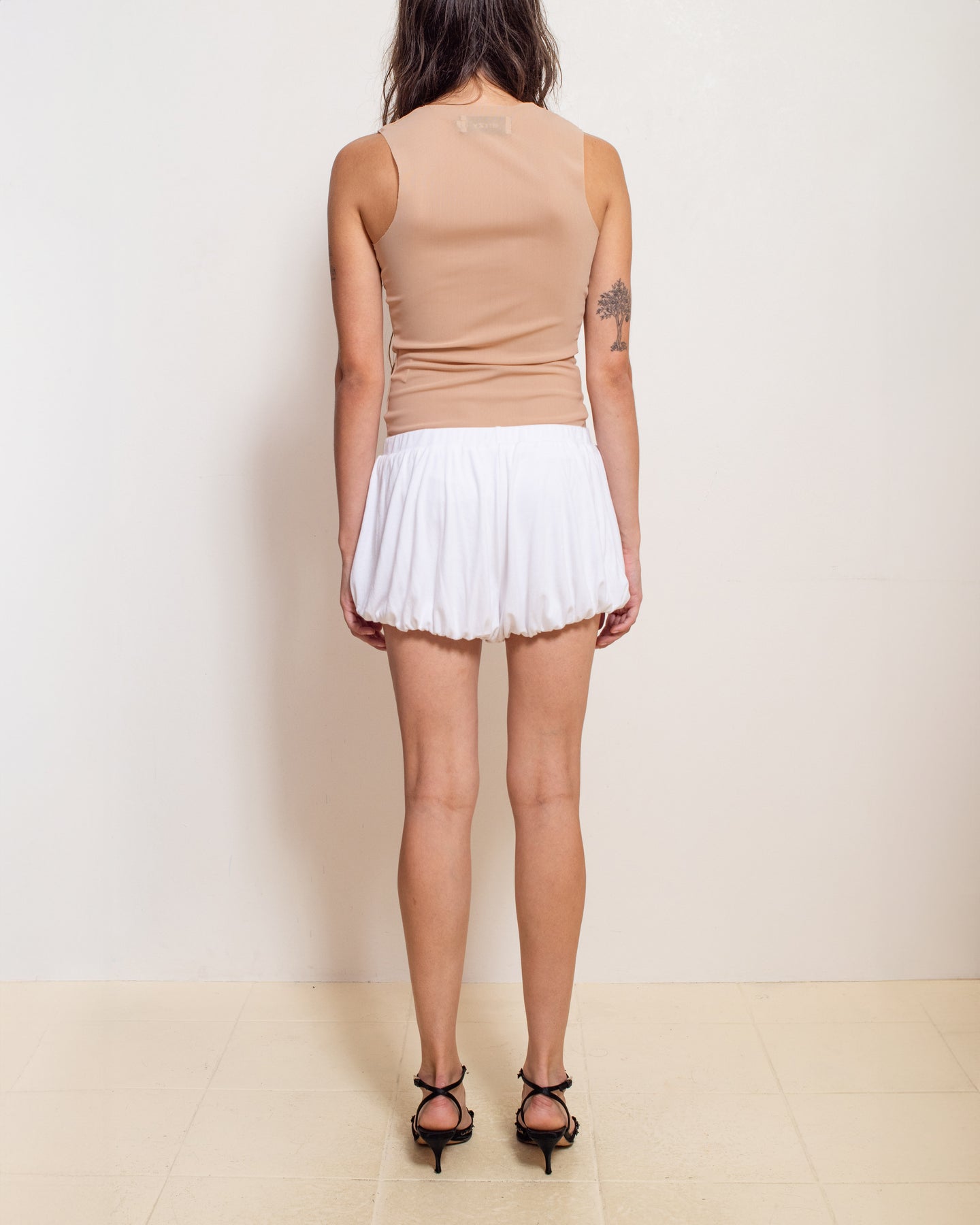 White Sailor Bloomer Shorts